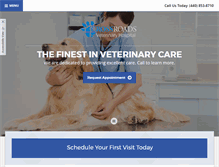 Tablet Screenshot of crossroadsvet-painesville.com